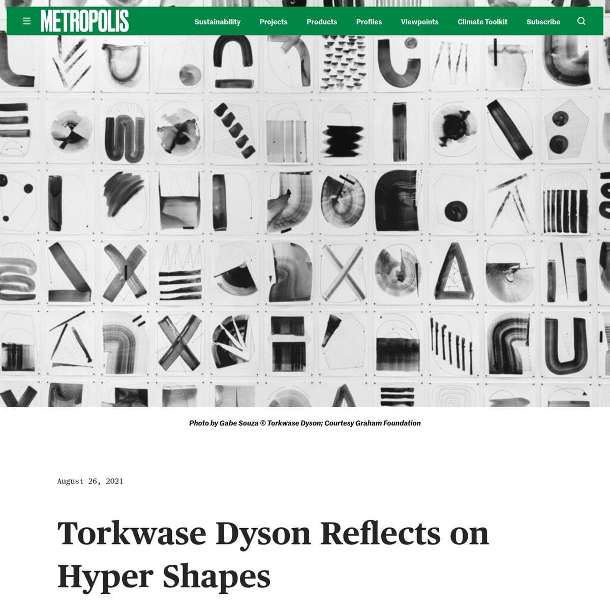 Torkwase Dyson Reflects on Hyper Shapes - Metropolis