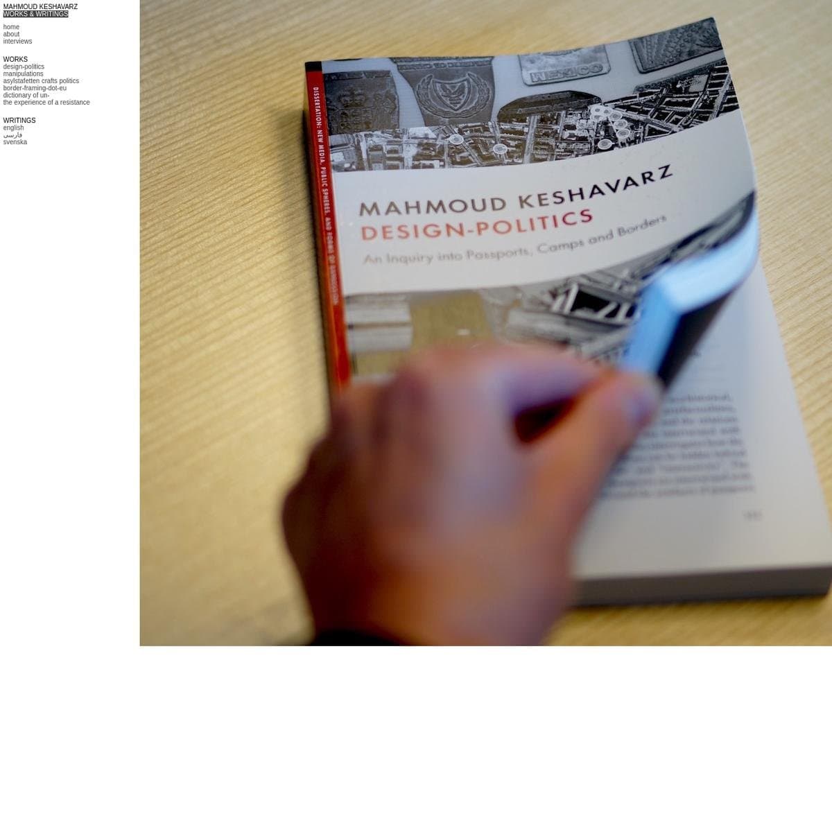 Mahmoud Keshavarz: Projects &amp; Papers