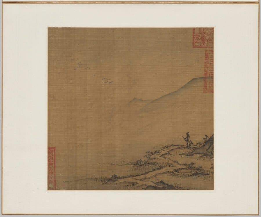 Landscape with Flying Geese (mid-1200s)