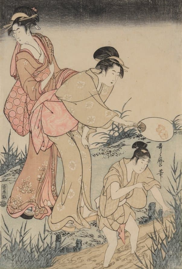Catching Fireflies Beneath a Willow Tree (right) (c. 1796–97)