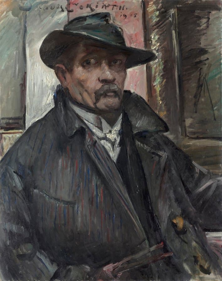 Self-Portrait with Hat and Coat (1915)