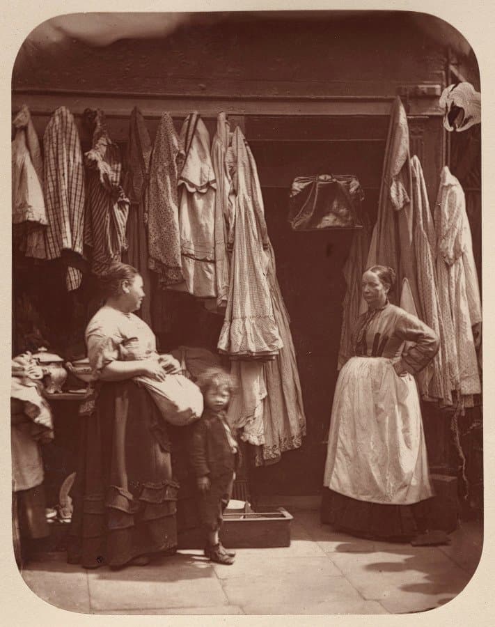 An Old Clothes Shop, Seven Dials (1877)