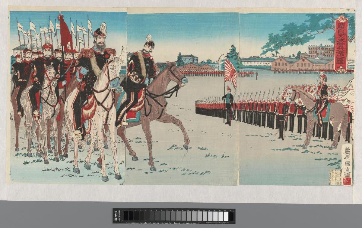 Flowers for the Imperial Headquarters in Hiroshima