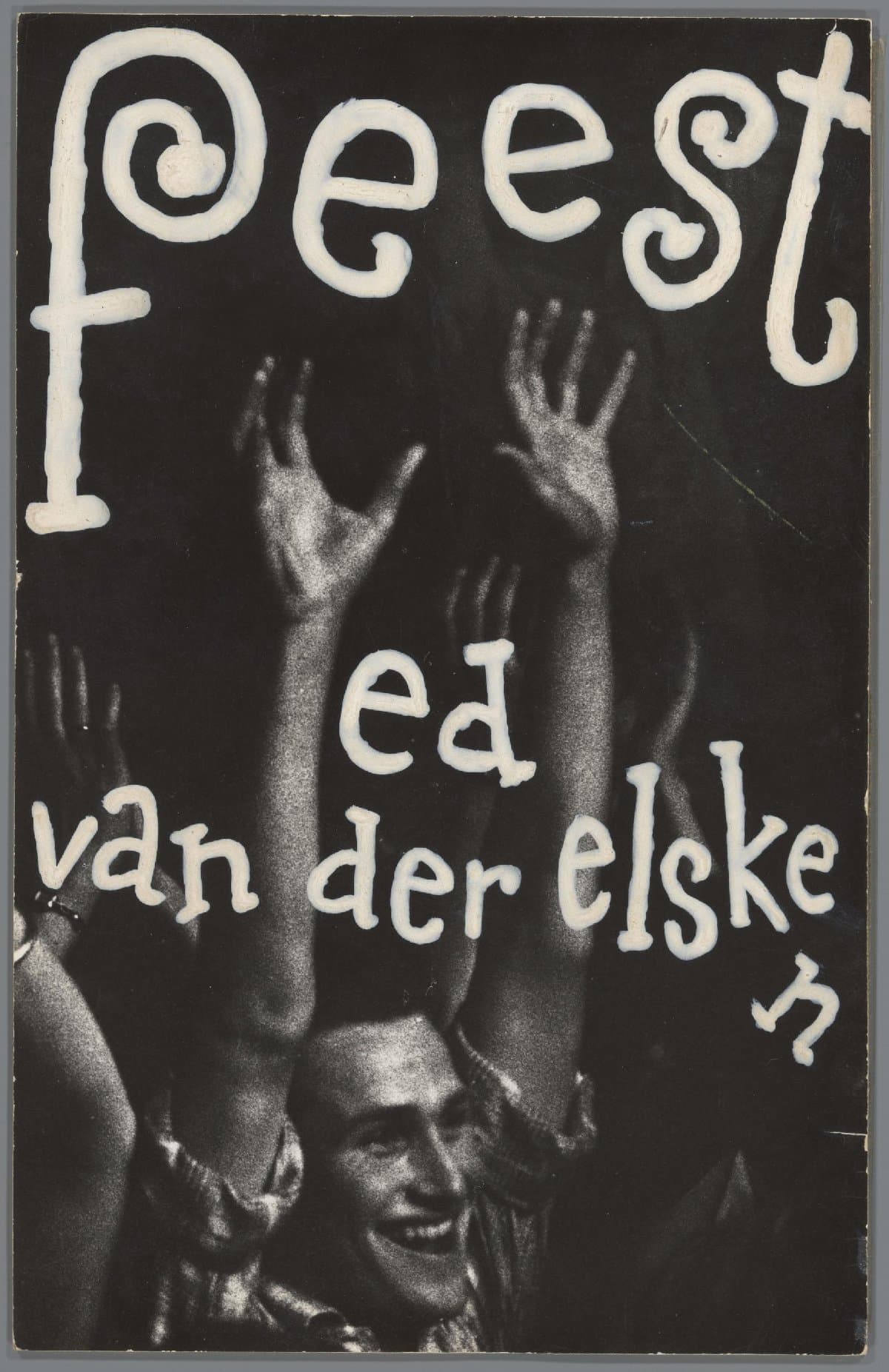 Ontwerp voor het omslag van het boek feest