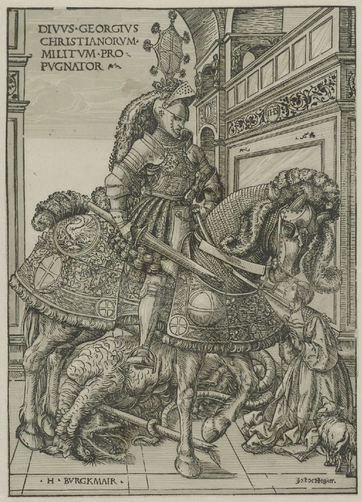 Saint George with the Princess and the Slain Dragon