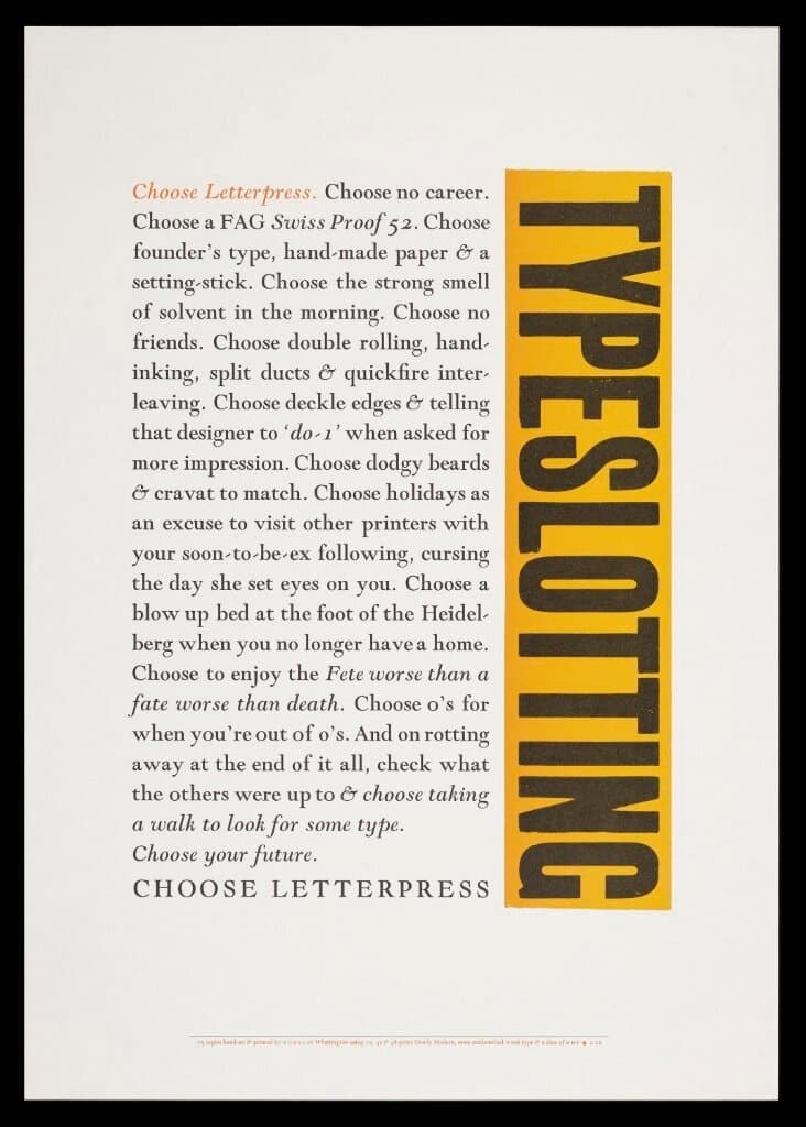 Choose Letterpress (2011-2012)