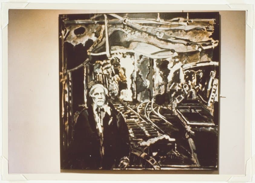 "Alfred Stieglitz," Painted Portrait by Robert Barnes (1966, printed 1976)