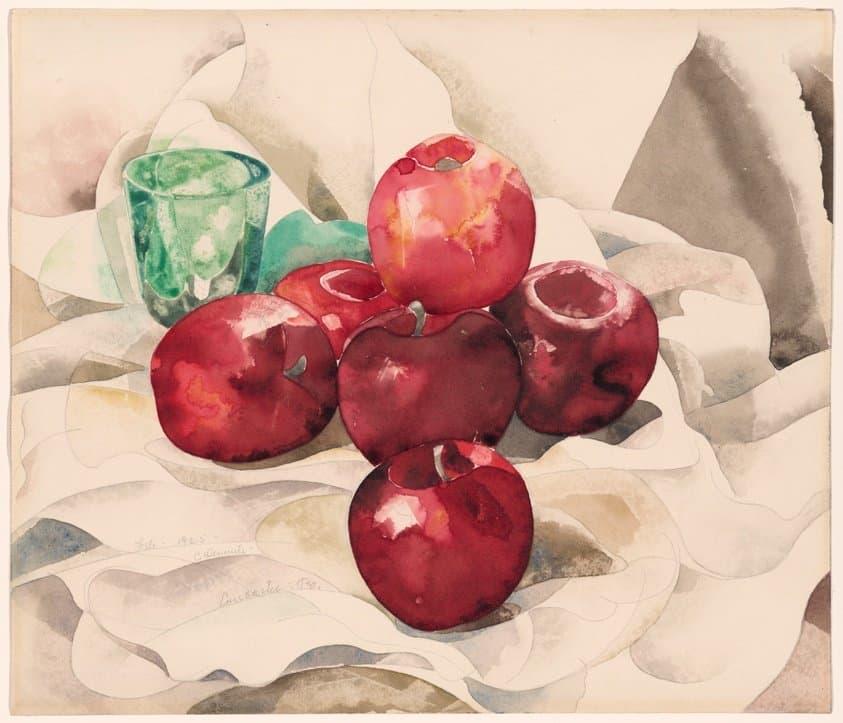 Still Life: Apples and Green Glass (1925)
