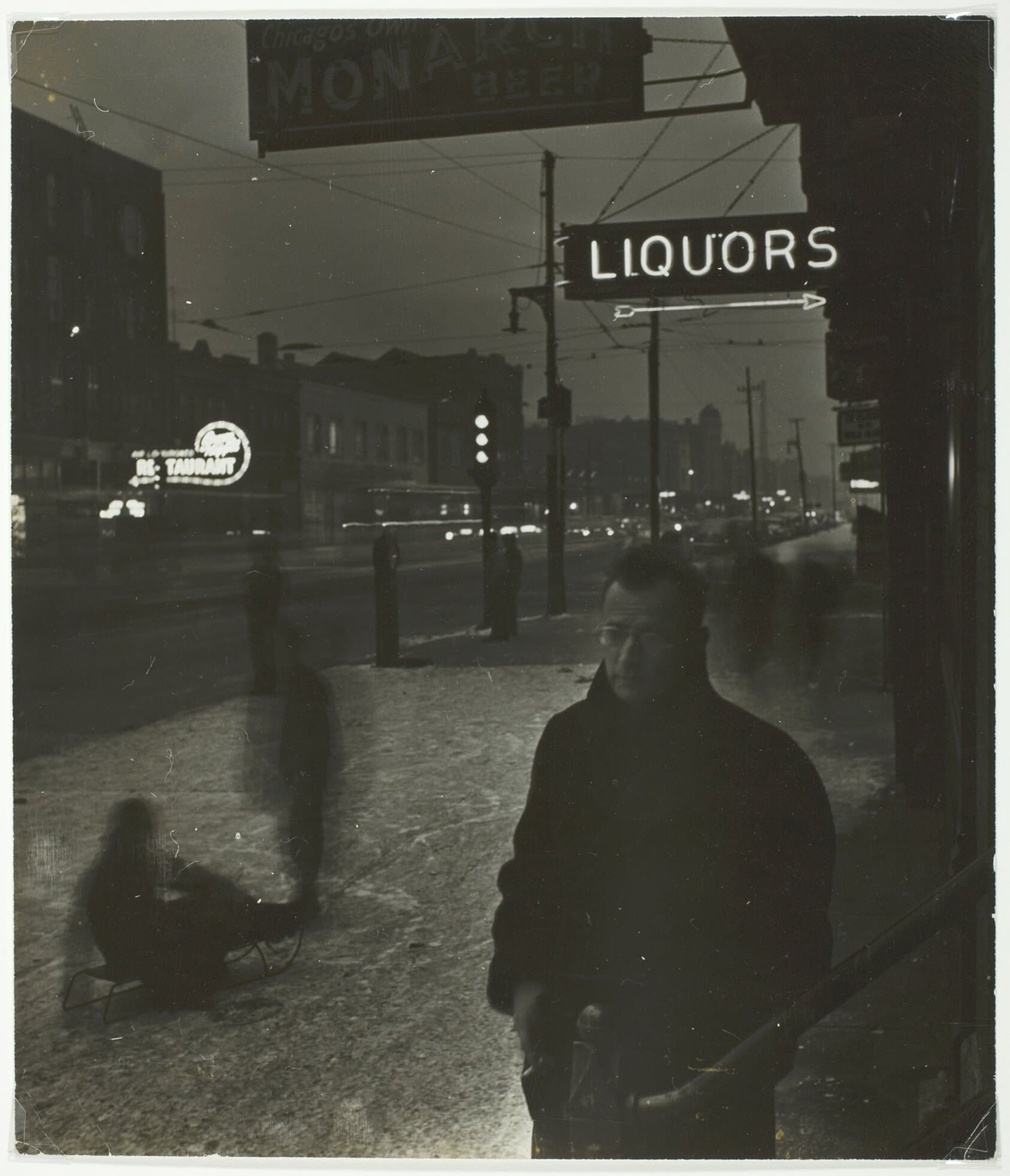 Nelson Algren, by his Favorite Division St. Bar, Chicago (1949)