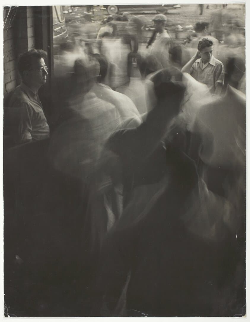 Nelson Algren Pauses after Another White Sox Loss, Chicago (1950)