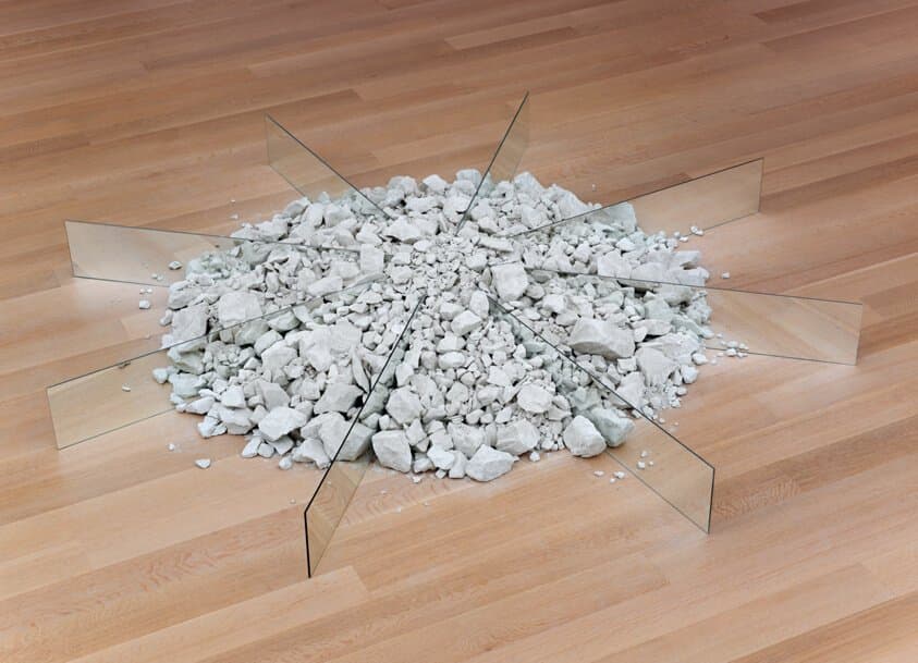 Chalk-Mirror Displacement (1969)