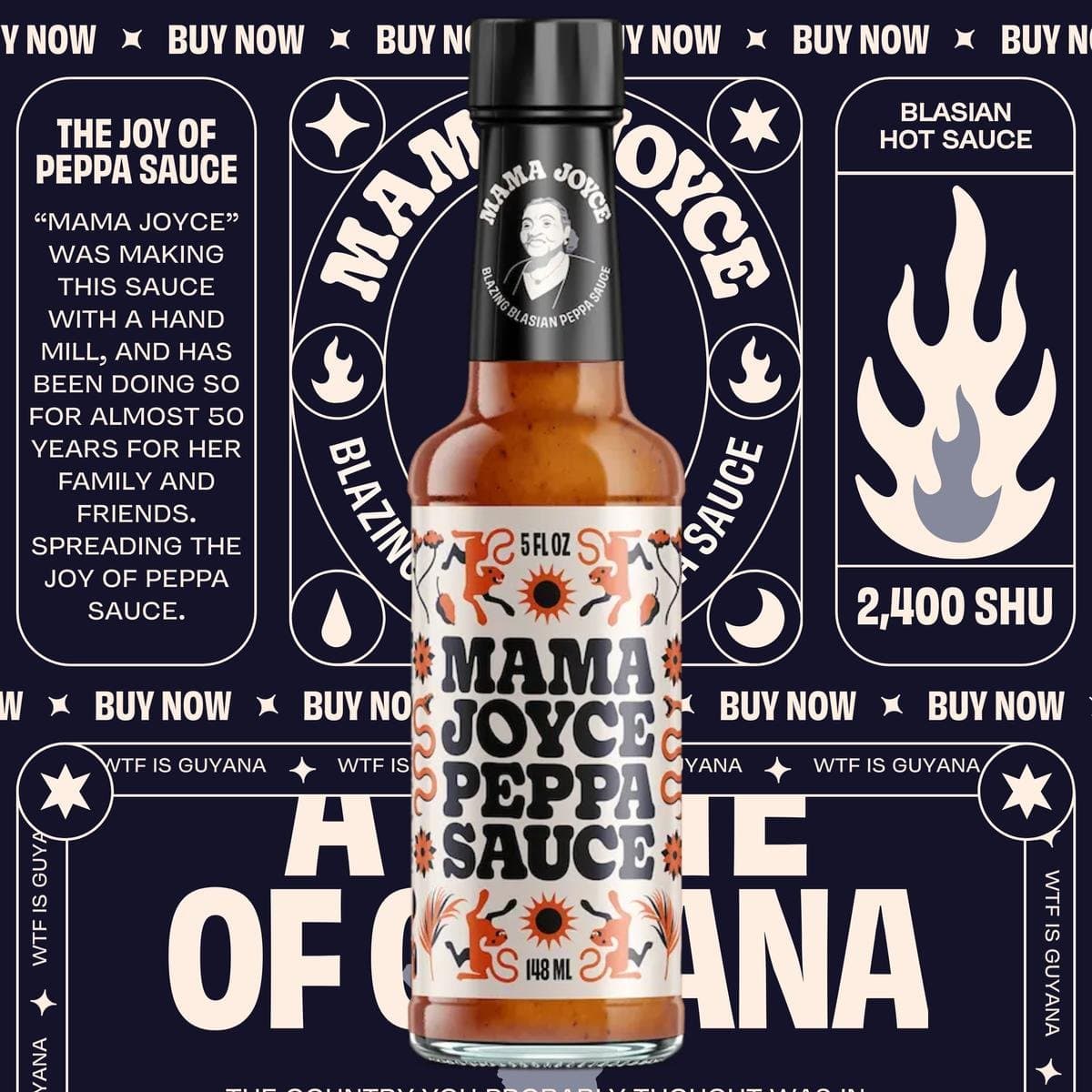 Mama Joyce Peppa Sauce - Fiery Blasian Hot Sauce