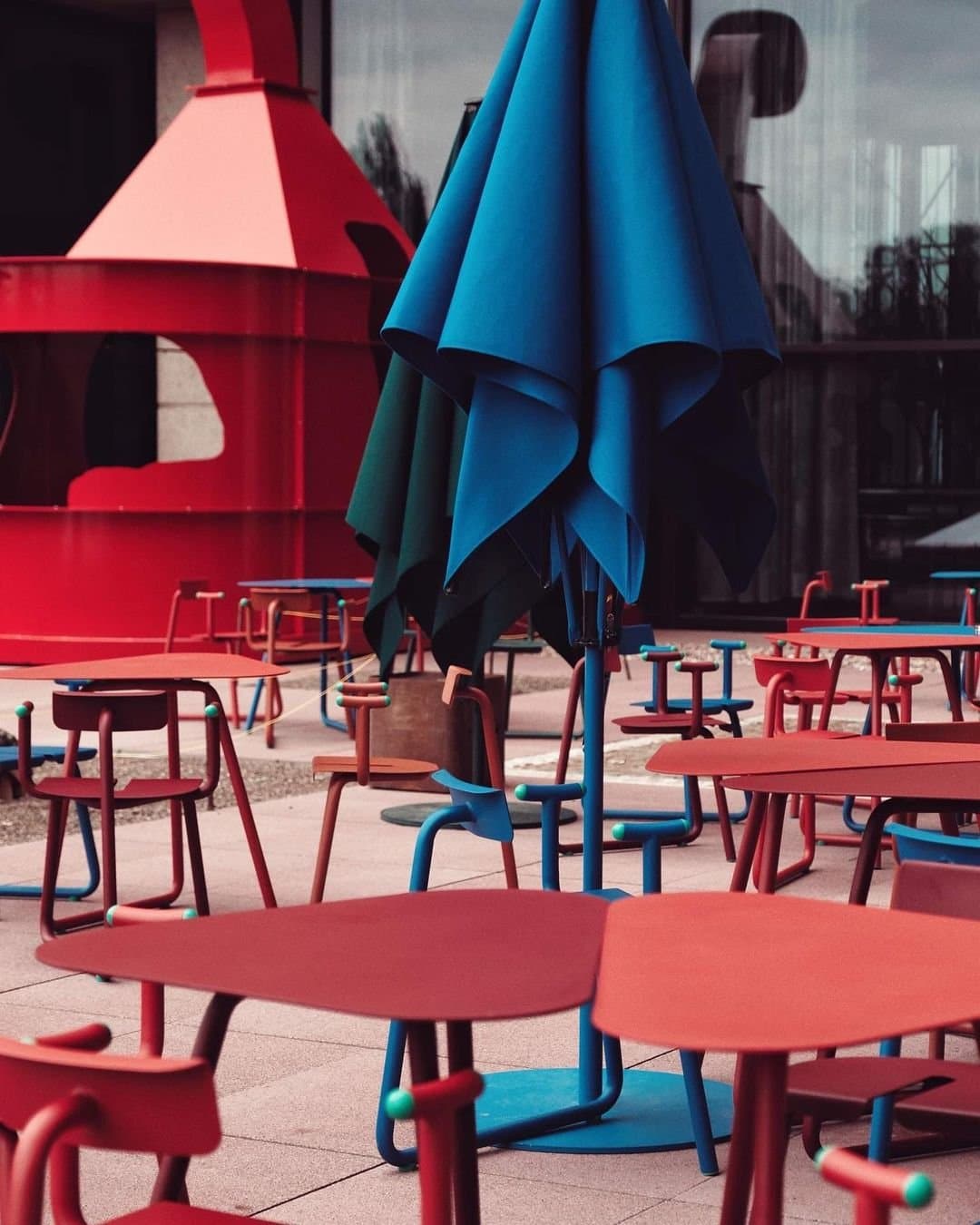 Proud to be part of the @mix.brussels hotel with our colorful SP - terrace. We added armrests to the SPC chair for the first...