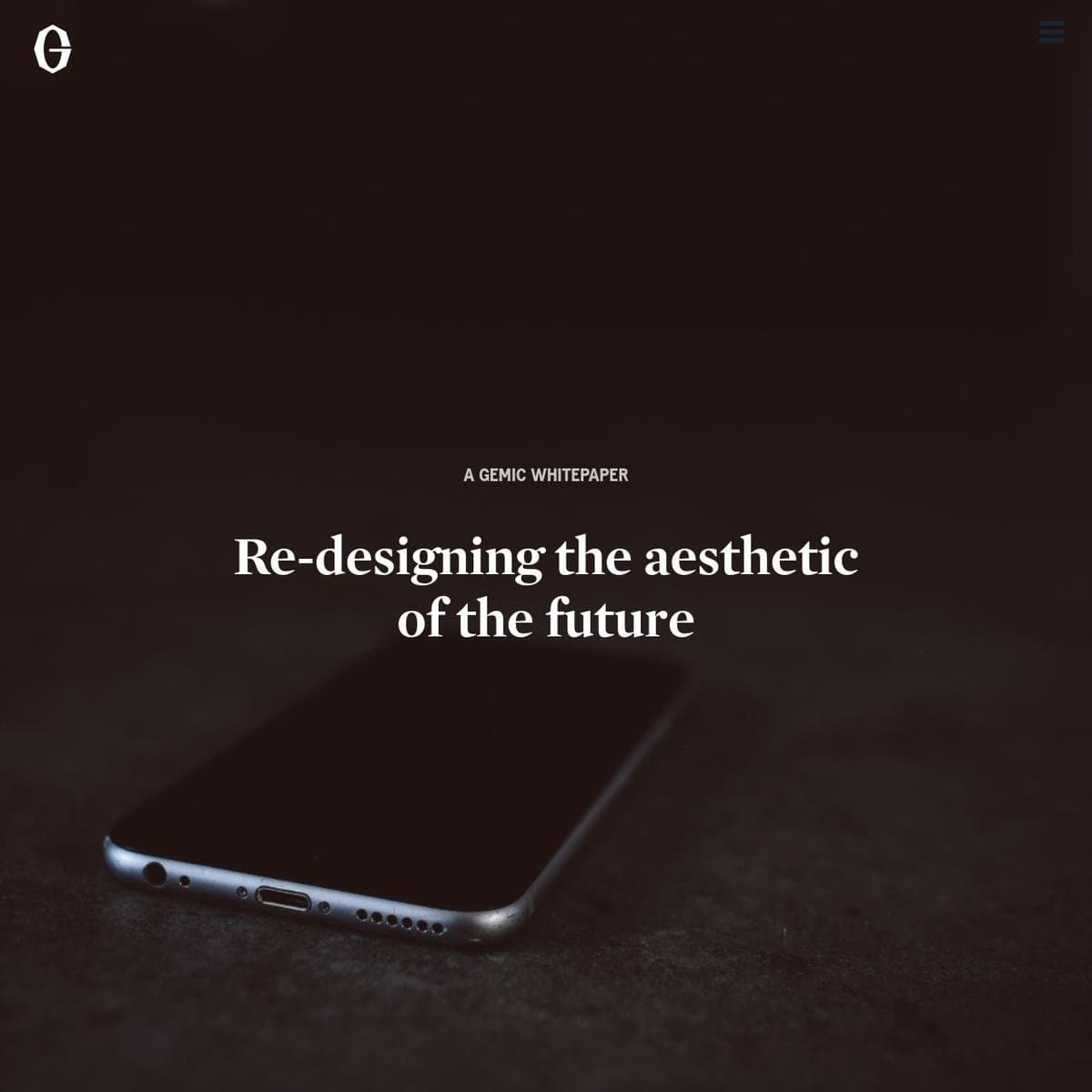 Re-designing the aesthetic of the future - Gemic