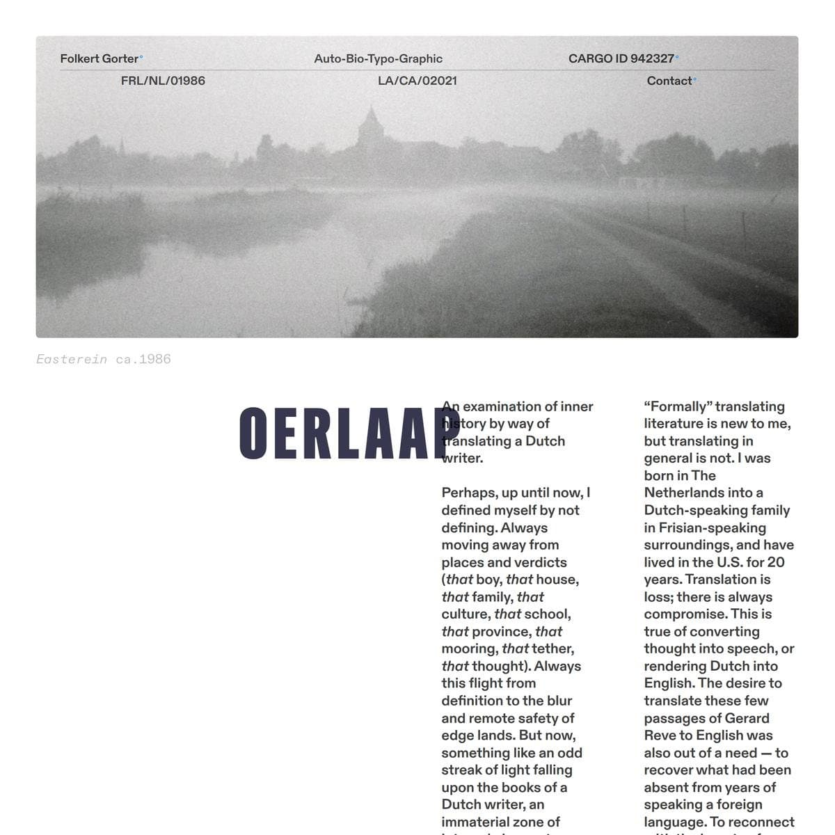 Oerlaap by Folkert Gorter