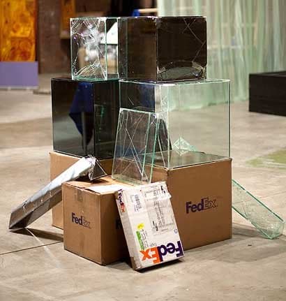 Walead Beshty, Fedex Boxes, 2008