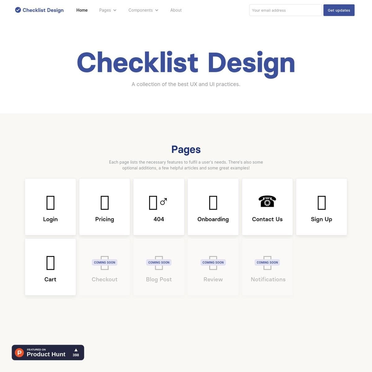 Checklist Design - best UI elements for the best UX practice
