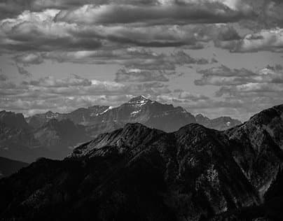 The Canadian rockies, Tin-type styleJacques Arbez