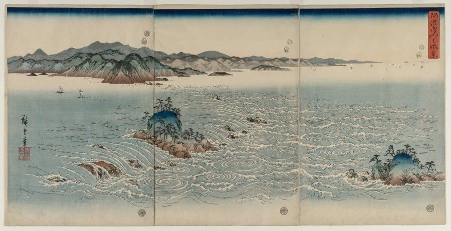 The Whirlpools of Awa (1857)