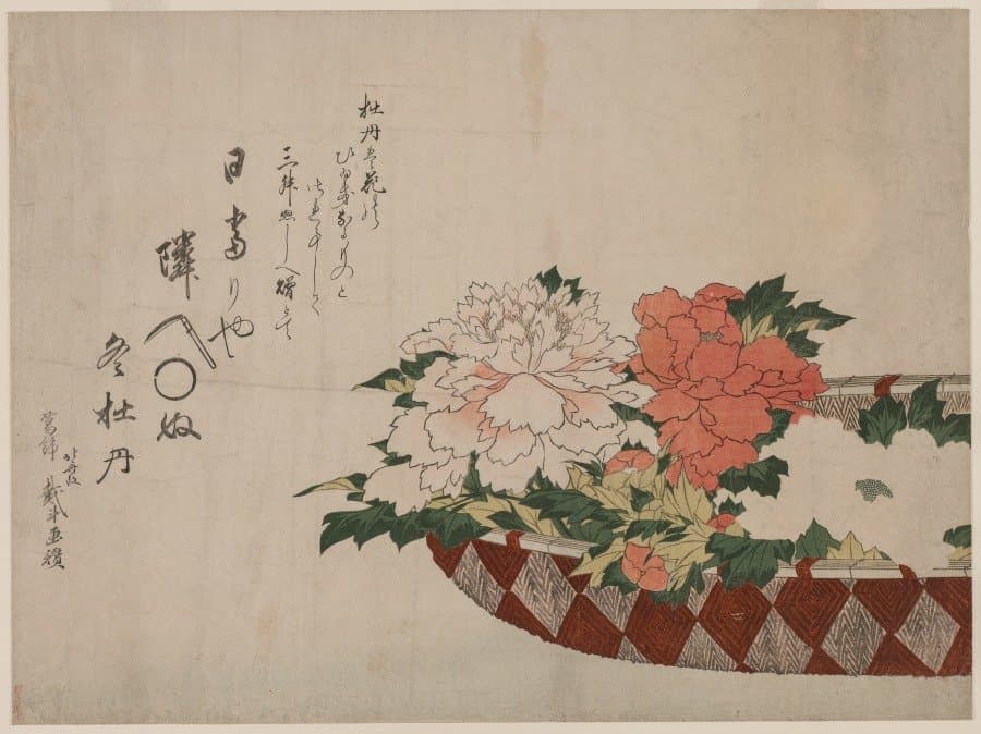 Basket of Peonies (1810 or 1814)