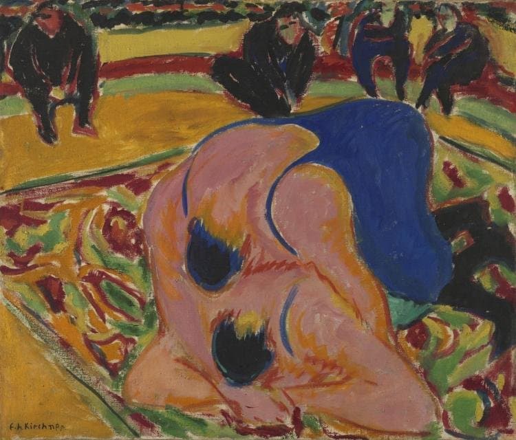 Wrestlers in a Circus (1909)