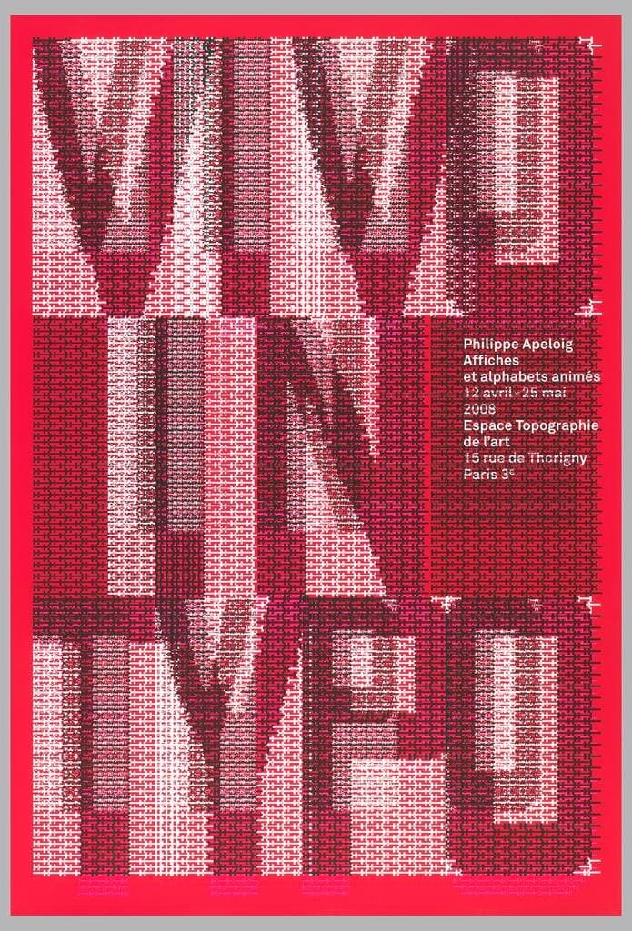 Vivo in Typo, Affiches et alphabets (2008)