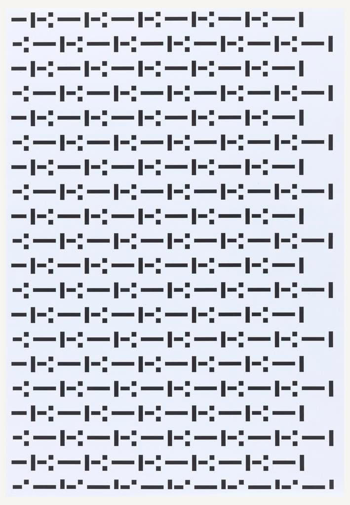 Design for Punctuation Matrix, for "Vivo in Typo" Poster (2008)