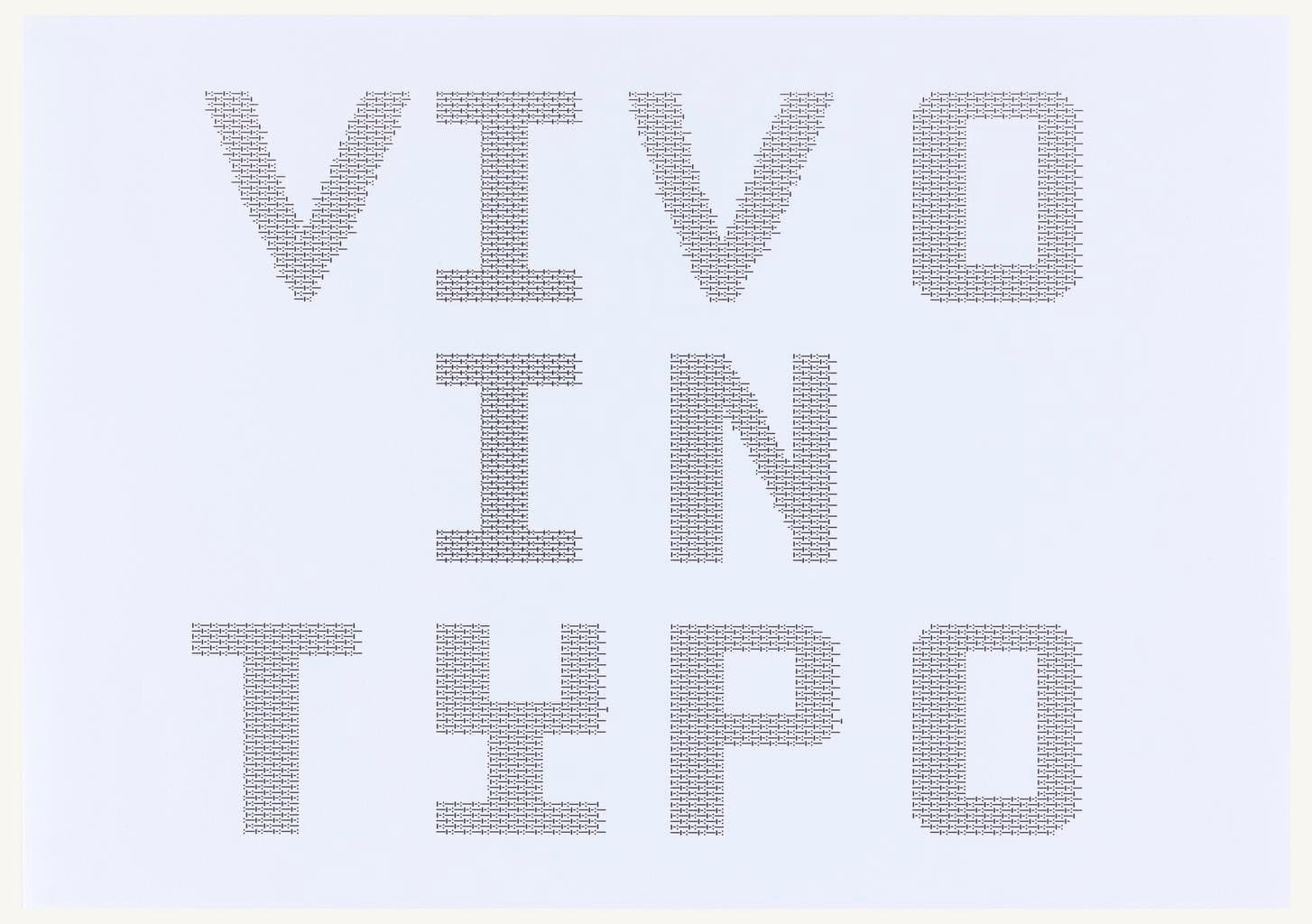 Vivo in Typo with Punctuation Matrix for "Vivo in Typo" Poster (2008)