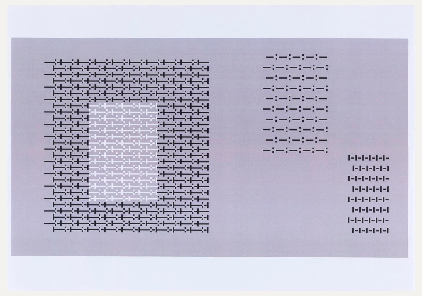 Design for Letter "O" showing Two Punctuation Sets Separated (2008)