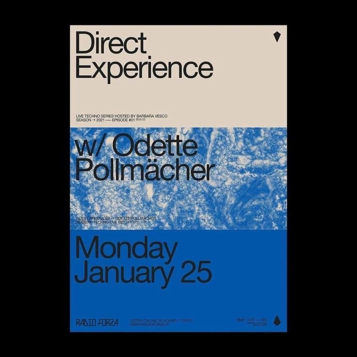 Editorial blue design