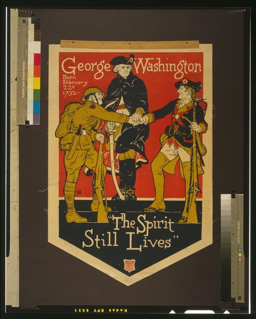 George Washington "The spirit still lives" (1918-01-01)