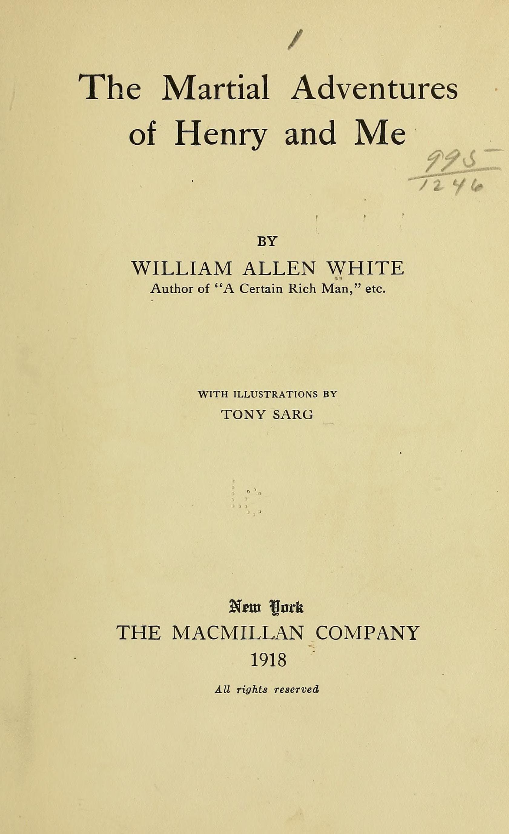 The martial adventures of Henry and me (1918)