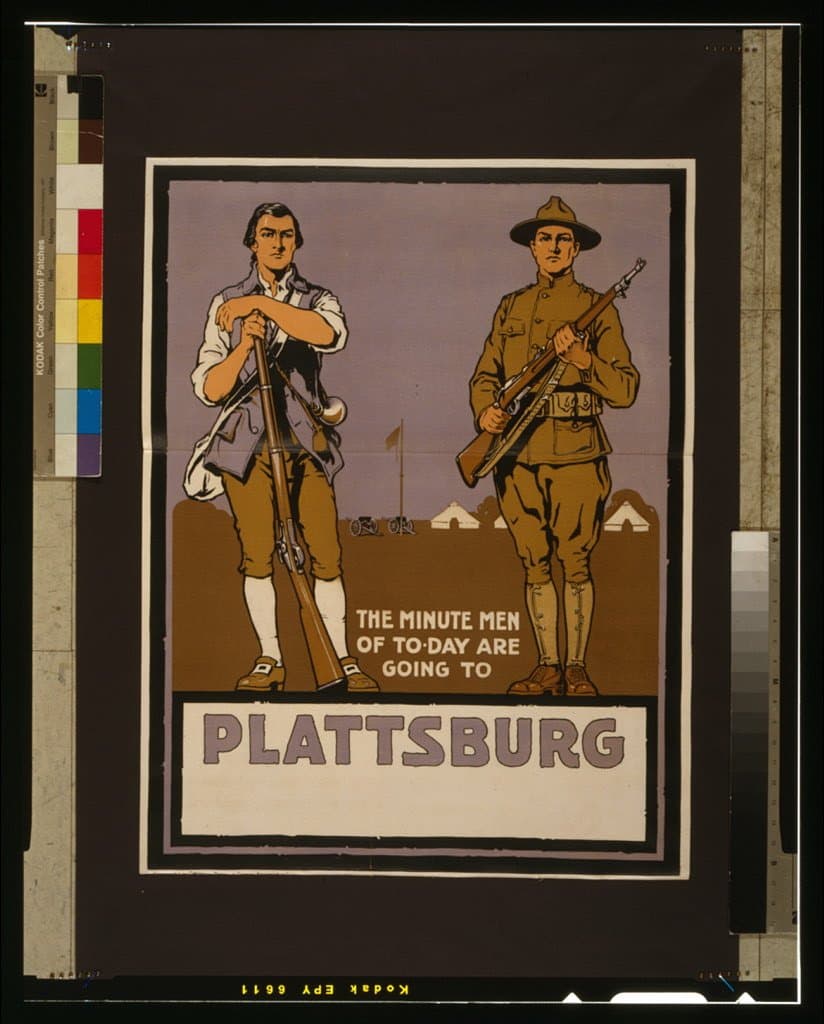 The minute men of to-day are going to Plattsburg [sic] (1916-01-01)