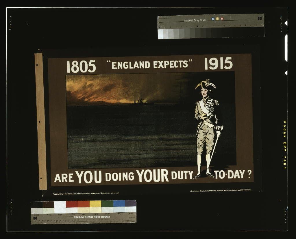 "England expects" Are you doing your duty to-day? 1805-1915 / (1915-01-01)