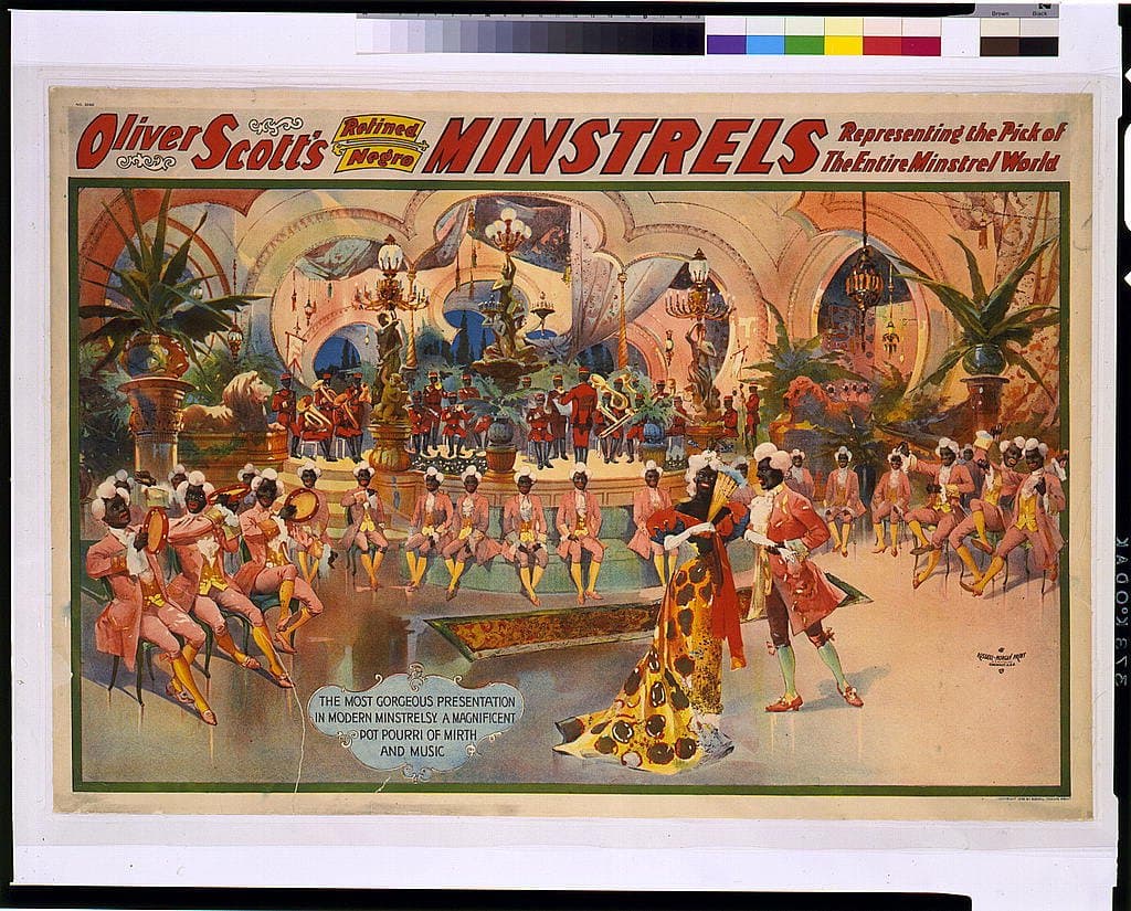 Oliver Scott's Refined Negro Minstrels representing the pick of the entire minstrel world. (1898-01-01)