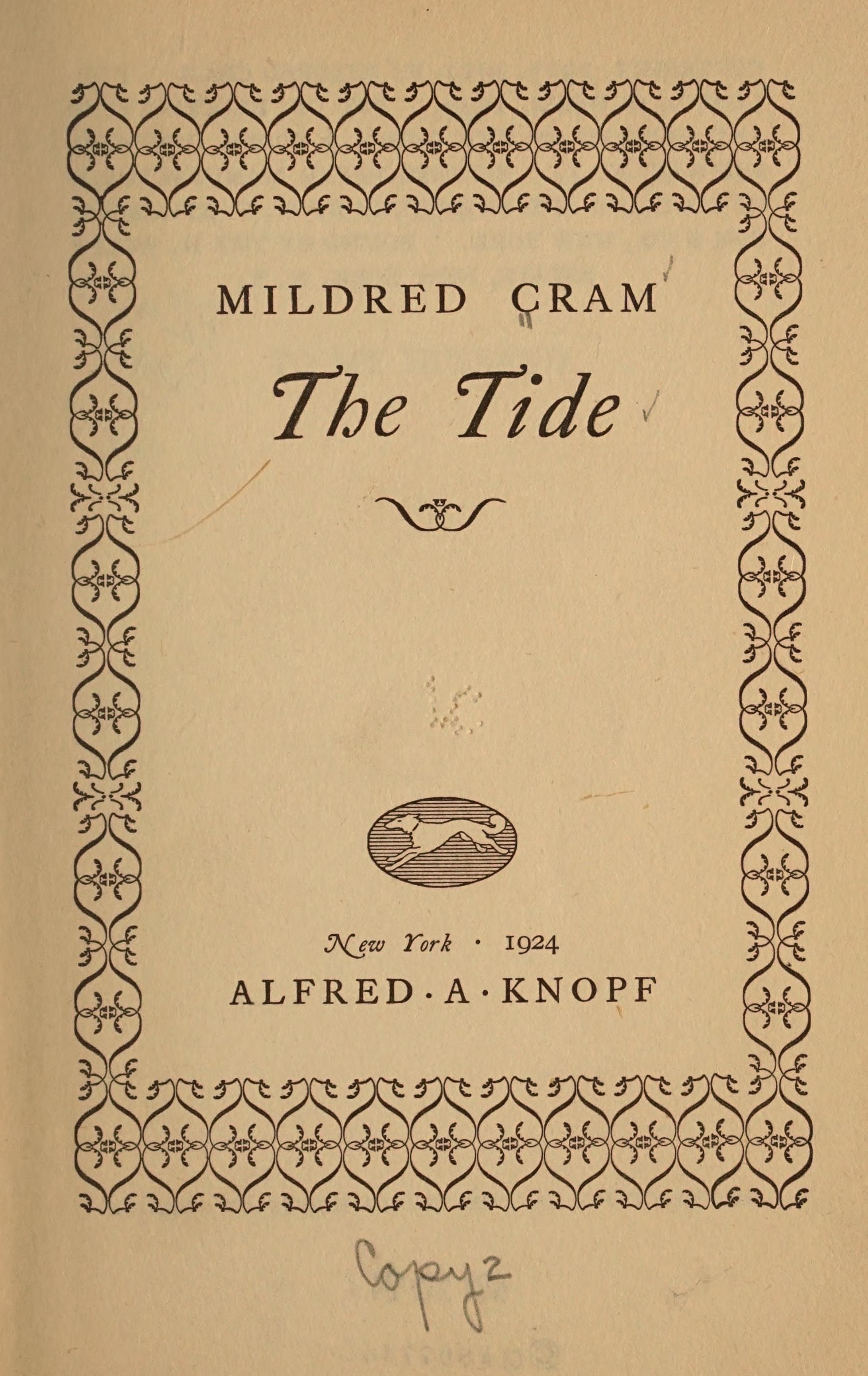 The tide (1924)