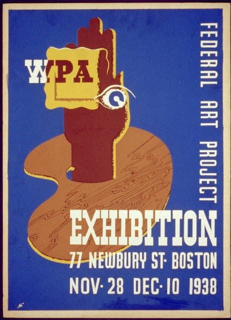 WPA Federal Art Project exhibition, 77 Newbury St., Boston, Nov. 28, Dec. 10, 1938 (1938-01-01)