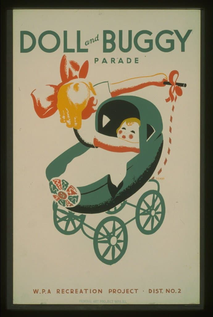 Doll and buggy parade--WPA recreation project, Dist. No. 2 (1939-01-01)