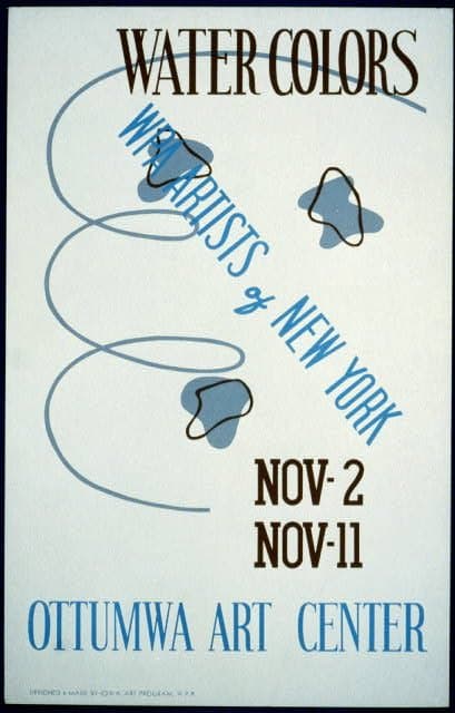 Water colors, WPA artists of New York, Ottumwa Art Center (1936-01-01)