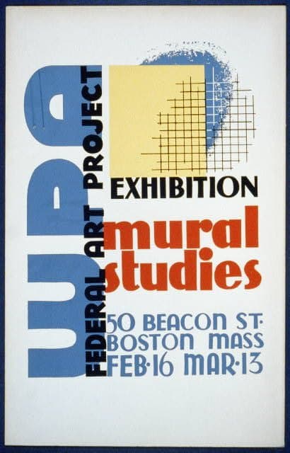 WPA Federal Art Project exhibition - mural studies (1936-01-01)