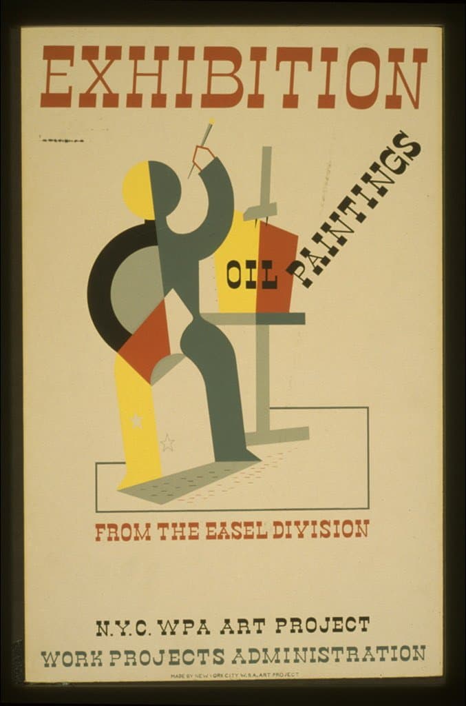 Exhibition Oil paintings from the easel division : N.Y.C. WPA Art Project, Work Projects Administration. (1936-01-01)