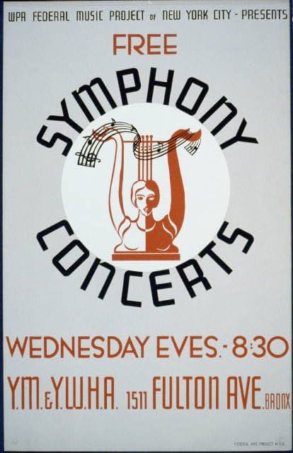 WPA Federal Music Project of New York City presents free symphony concerts (1936-01-01)
