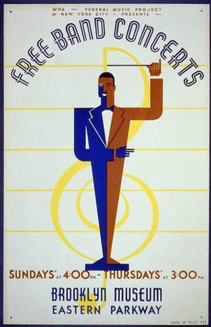 WPA Federal Music Project of New York City presents free band concerts [at the] Brooklyn Museum (1936-01-01)