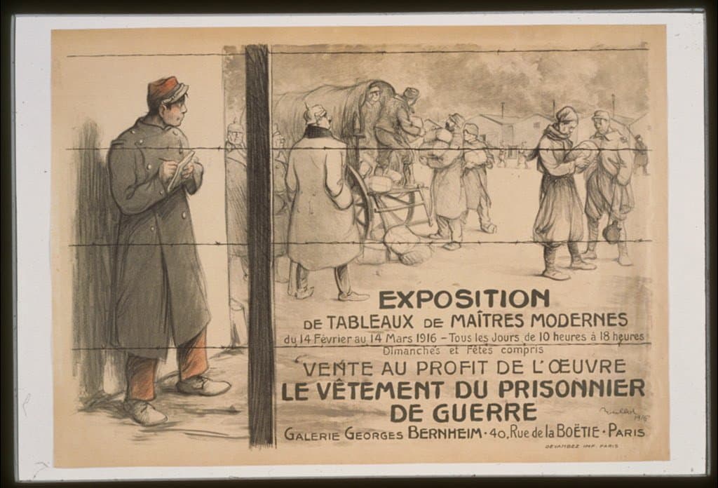 Exposition de tableaux de maîtres modernes . . . vente au profit de l'oeuvre le vêtement du prisonnier de guerre. Galerie Georges   Bernheim (1916-01-01)
