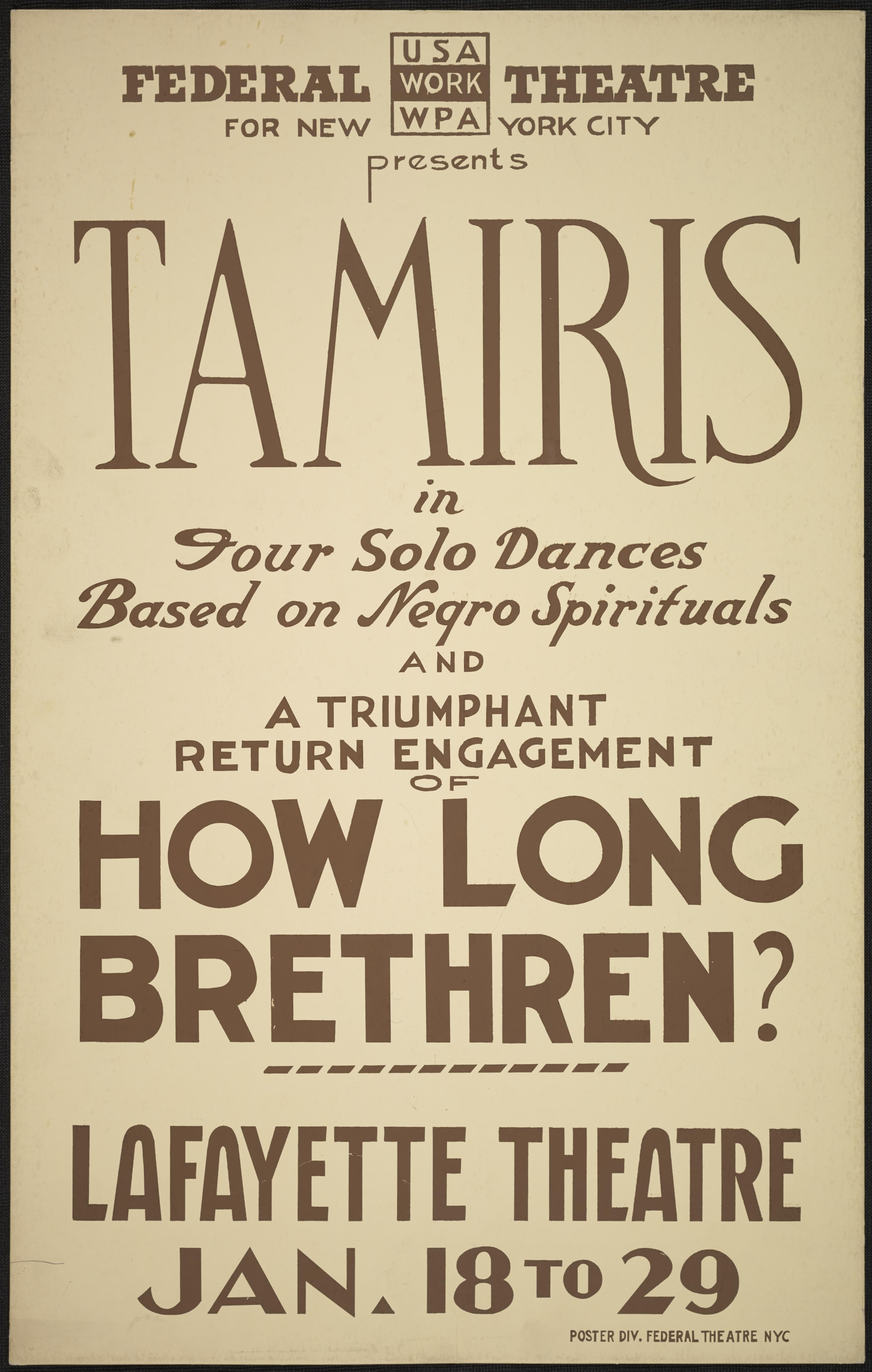 How Long Brethren? (1934)