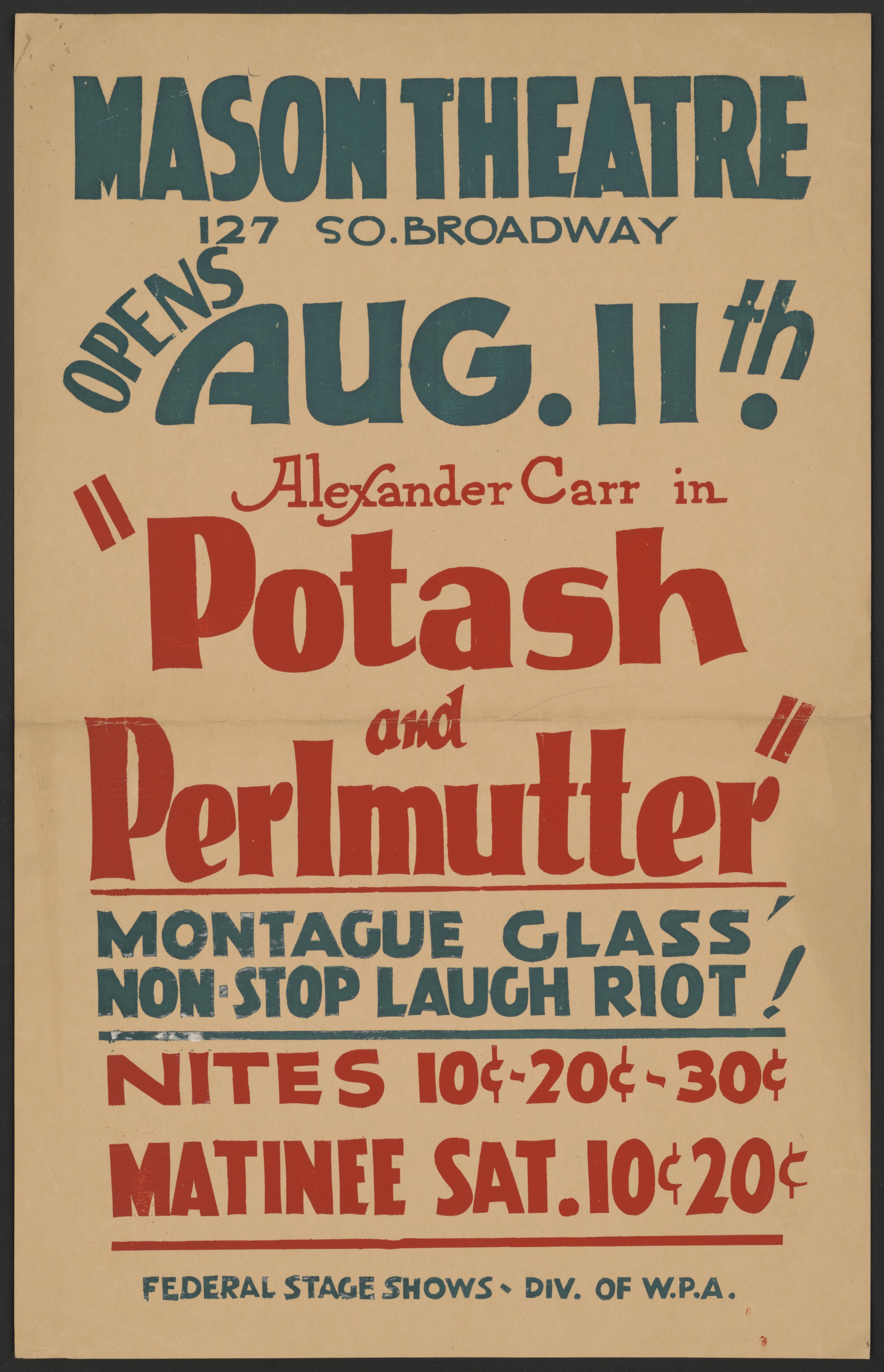 Potash and Perlmutter (1934)