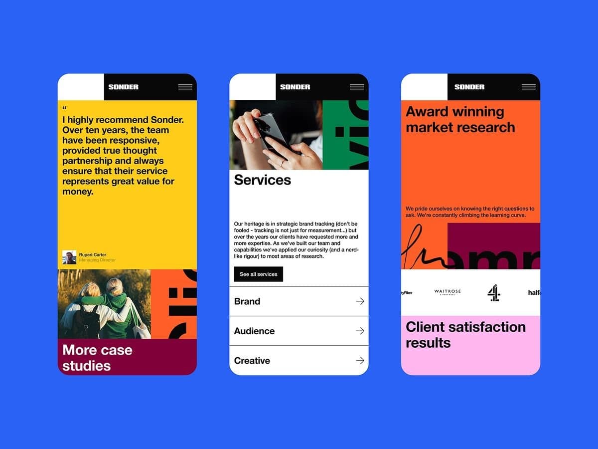 Mobile Layouts - Awwwards