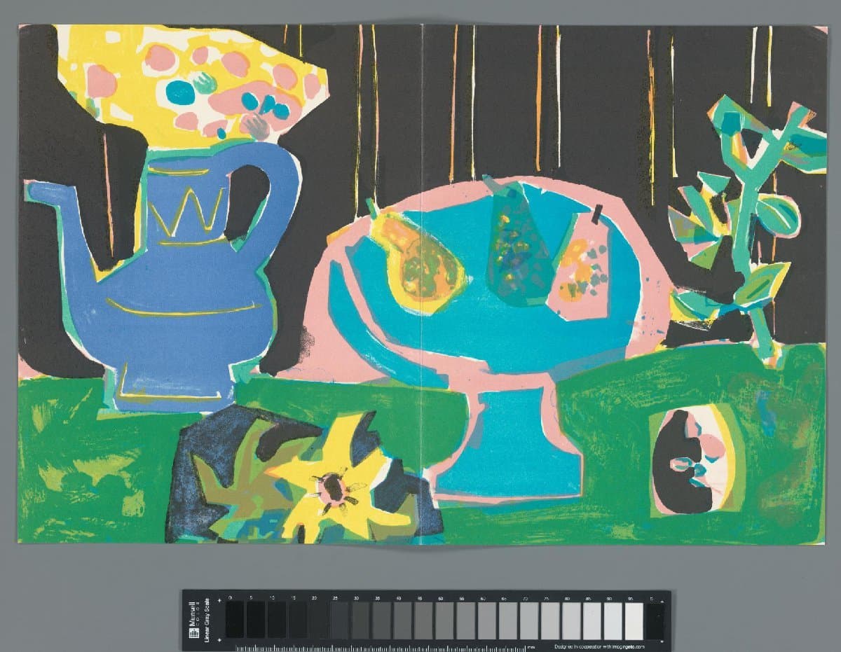 Nieuwjaarskaart voor 1964 van Paul Prouté en zijn kinderen