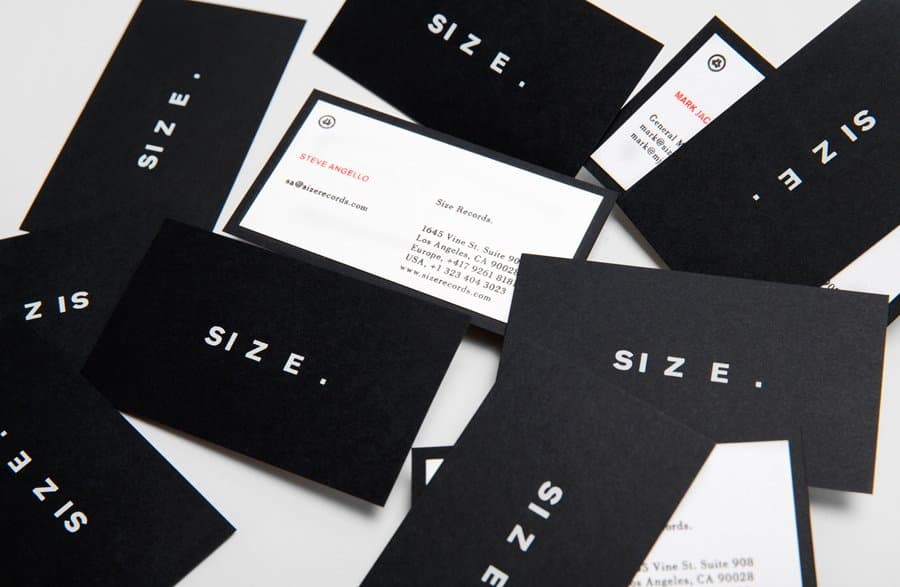 New Logo and Brand Identity for Size Records by Face - BP&O
