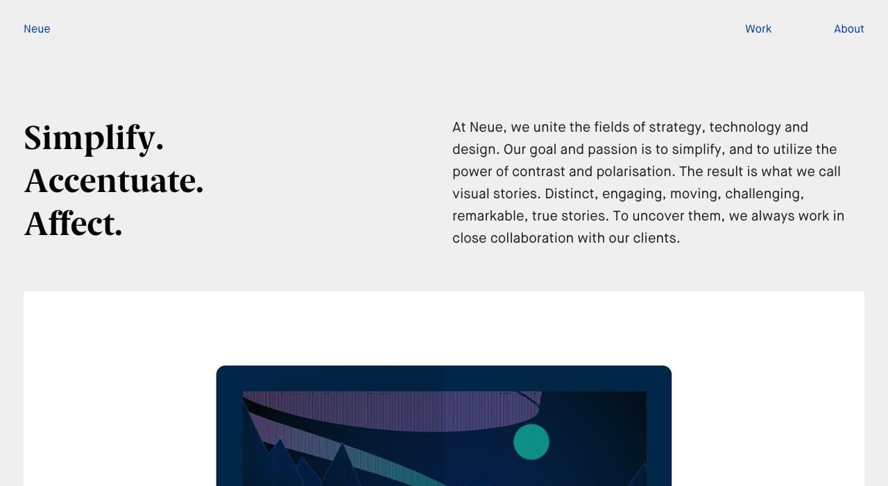 Neue on Minimal Gallery